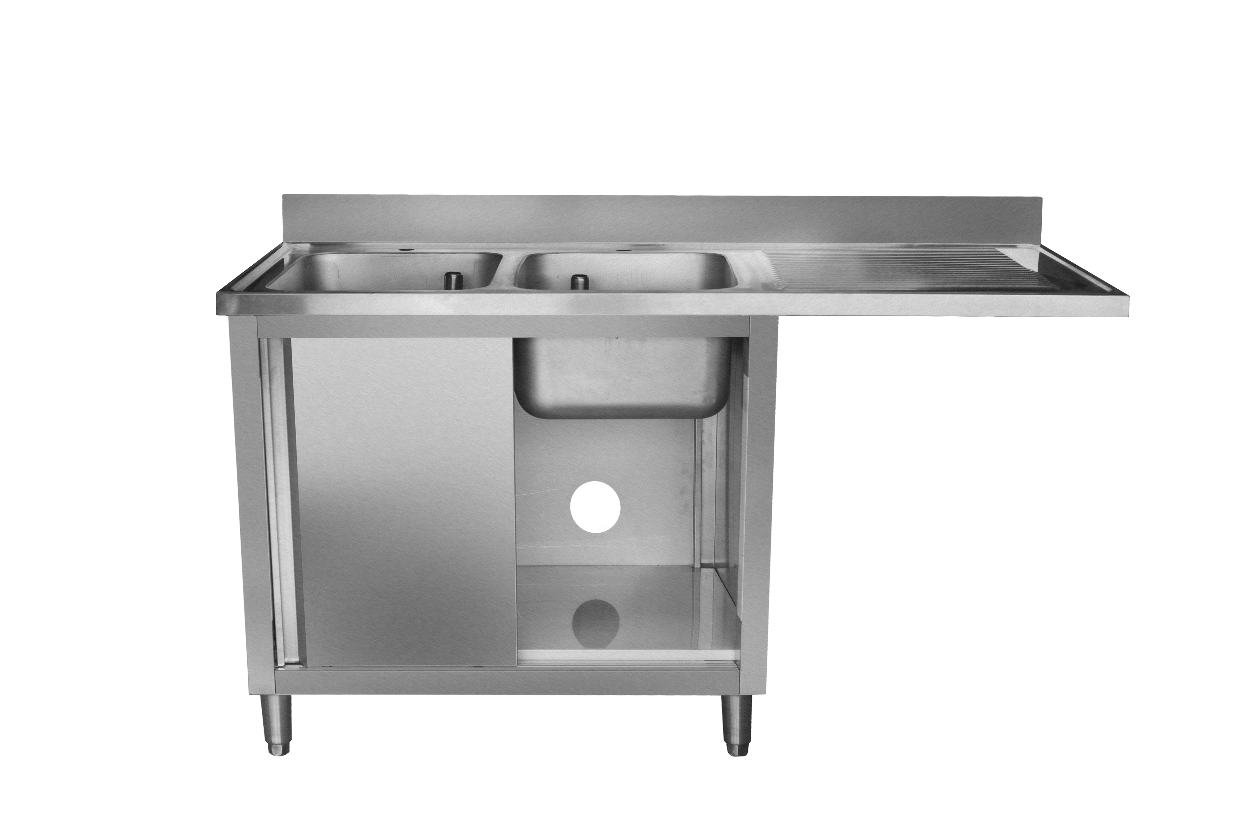 DWC1600RHD-Dishwasher Sink Cupboard Right Hand Drainer - 1600mm