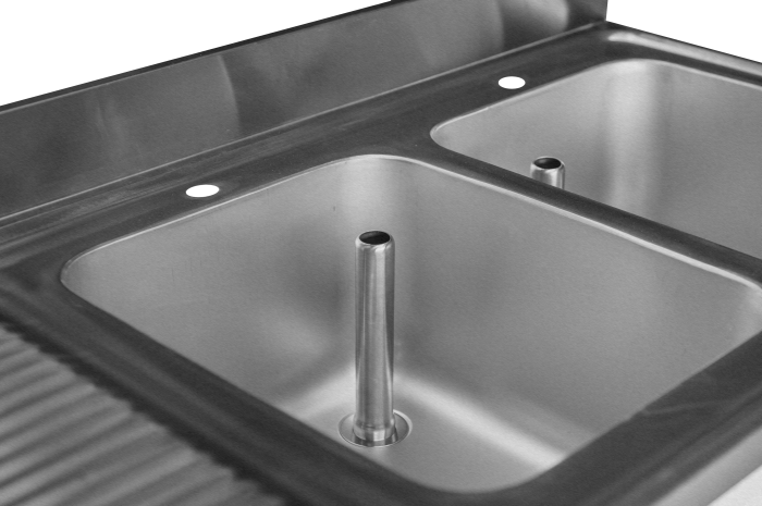 DWC1600LHD-Dishwasher Sink Cupboard Left Hand Drainer - 1600mm