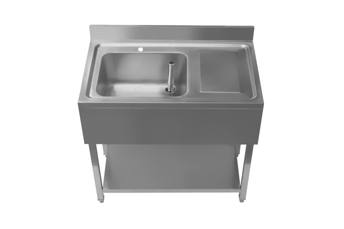 Stainless steel catering sink for commercial kitchens