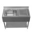 PD1200RHD - Single Bowl Commercial Sink with Right Hand Drainer - 1200mm