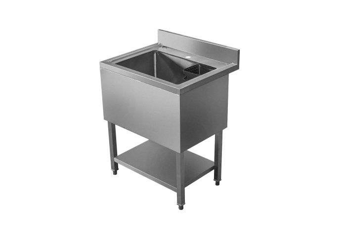 PW800-Deep Bowl Wide Pot Wash Sink - 800mm x 600mm