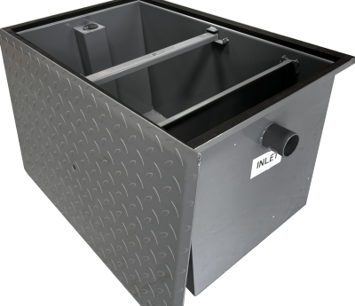 buy a commercial grease trap from Grease Trap Store
