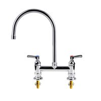 Catering Mixer Tap Heavy Duty - The Grease Trap Store Commercial Mixer Faucet Twin Feed