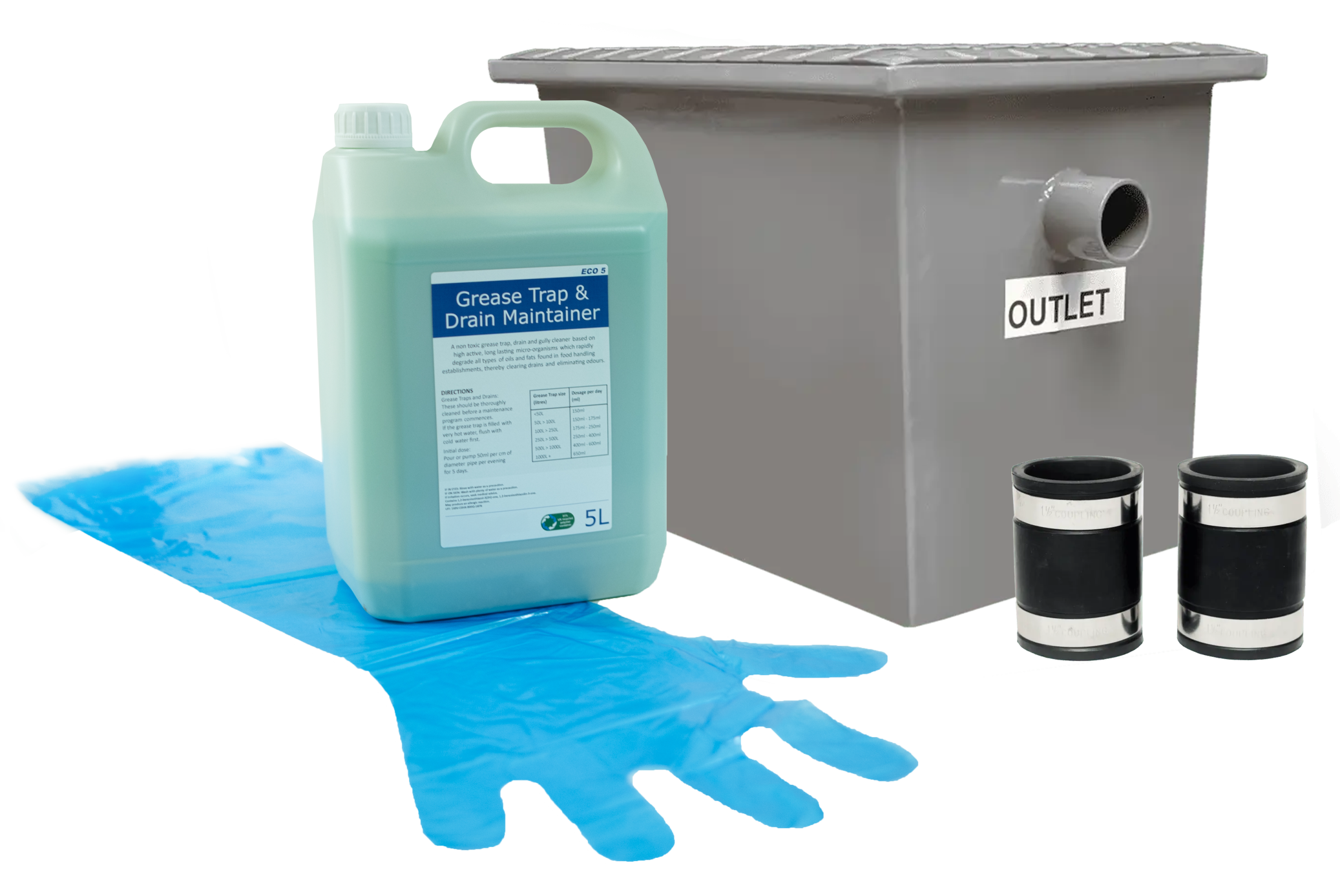 EPX20 - 20 Litre Epoxy Steel Grease Fat Trap Kit 27 20 litre grease trap starter kit